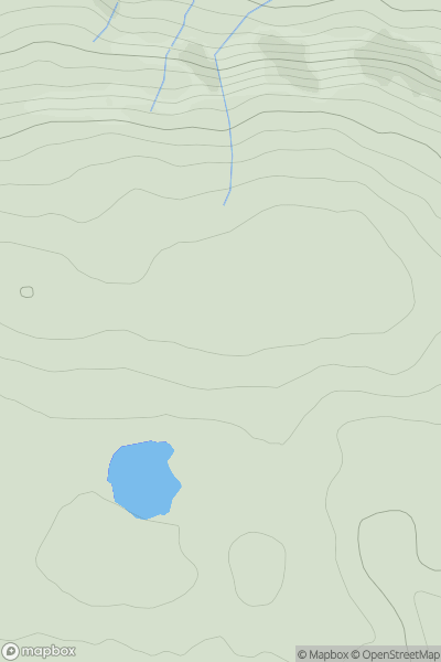 Thumbnail image for Laggan Hill [Knapdale and Kintyre] showing contour plot for surrounding peak
